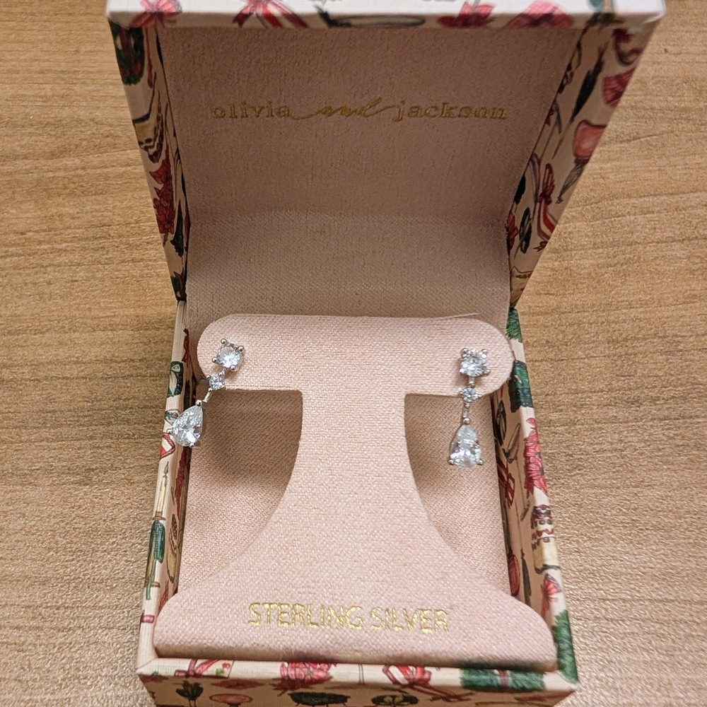 Olivia Jackson Sterling Silver Drop Earrings
